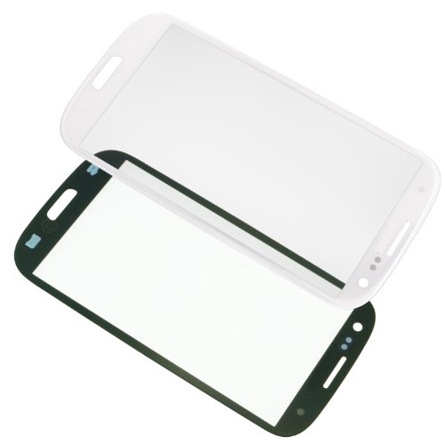 Eco-Fused Screen Replacement Kit Compatible With Samsung Galaxy S3 Including Replacement Glass/Tool Kit/Adhesive Sticker Tape/Tweezers/Microfiber Cleaning Cloth/Instruction Manual #TOP4