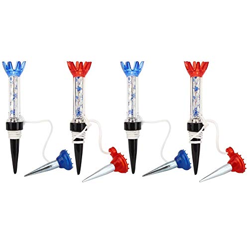 Alomejor 4 Stück Golf Tees Set Magnetische Feder Golfball Tee Nägel Step Down Golfball Tee