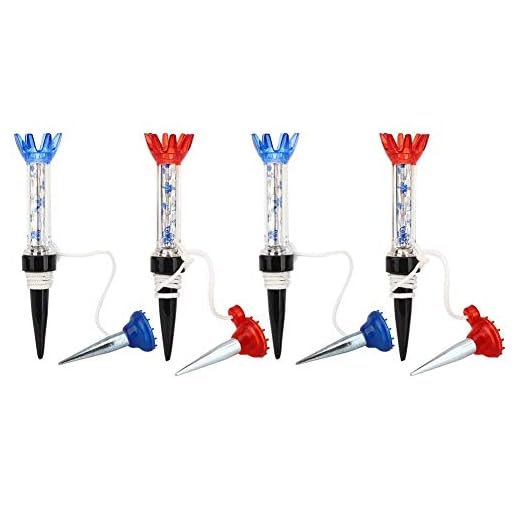 Alomejor 4 Stück Golf Tees Set Magnetische Feder Golfball Tee Nägel Step Down Golfball Tee