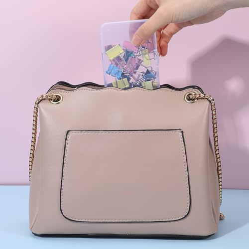 Nogeqi 4 Stück Klein Aufbewahrungsbox mit Deckel Kleine Transparent PP Kunststoffboxen Kleine Plastik Box Kunststoffbox mit Deckel Klein Leere Organizerbox für Schrauben Perlen Schmuck Bastelartikel