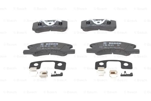 Bosch Kit Pastiglie Freni Anteriore Con Contatto Segnalazione Usura Con Segnalatore Acustico Usura | Low-Metallic 0 986 494 610 - 2