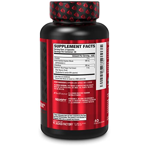 Jacked Factory Androsurge Estrogen Blocker For Men + Primasurge Testosterone Booster For Men + N.o. Xt Nitric Oxide Booster + Build Xt Muscle Builder #TOP3