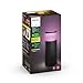 Philips Hue Calla White & Color Ambiance Outdoor Smart Pathway light extension (Hue Hub & Base Kit), 1 Hue White & Color Pathway light + mounting kit, Works with Alexa, HomeKit & Google Assistant