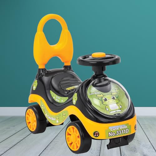 ToyMagic Push N Go Ride Toy Car|Non Electric Horn Included|Interactive Outdoor Toy With Dynamic Steering Control|Active Roleplay|Push Car with Backrest|Best Birthday Gift For 1 to5 Years|Made In India (B0CW1VTNMK) Amazon Price History, Amazon Price Tracker
