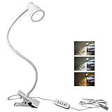 【CUELLO DE CISNE FLEXIBLE Y USB SEGURO】: El tubo de metal flexible se puede girar 360 °, por lo que la lámpara puede ser de un ángel arbitrario con cualquier control de intensidad. La luz de mesa viene con un cable USB de 160 cm, no se preocupe por la distancia entre la lámpara y el enchufe.