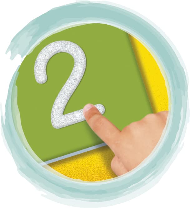 Clementoni Montessori – Chiffres Tactiles : Jeu Sensoriel Avec Cartes Rugueuses Et Jetons Pour Enfants De 3 à 5 Ans