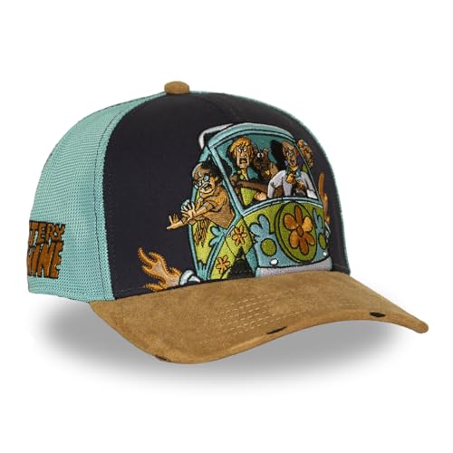 Capslab Scooby-Doo czapka dla kobiet i mężczyzn, regulowana, granatowy/turkusowy/zielony/pomarańczowy/brązowy/fioletowy, Rozmiar uniwersalny