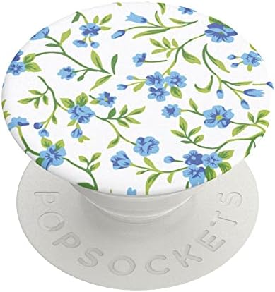 PopSockets Adhesive Phone Grip, Holder- Blue Ditsy