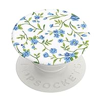 PopSockets: Standard Pop Phone Grip with Expanding Kick Stand - Blue Ditsy