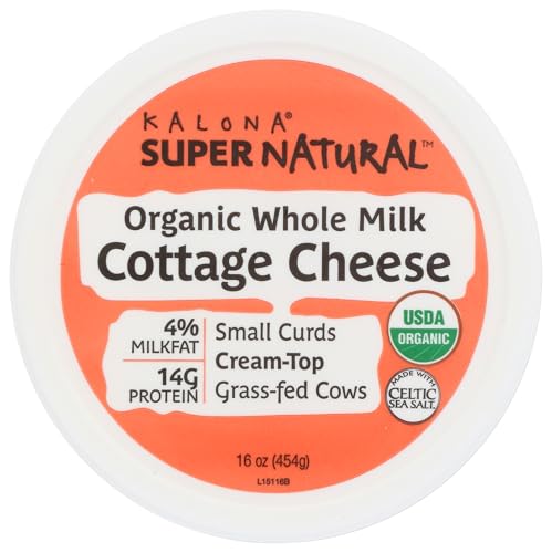 KALONA SUPERNATURAL Organic Cottage Cheese 4%, 16 OZ