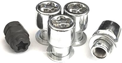 AVN Motorsports (4) 12x1.25 MAG Wheel Locks W/ (1) Puzzle Key Anti Theft Security Lug Nuts