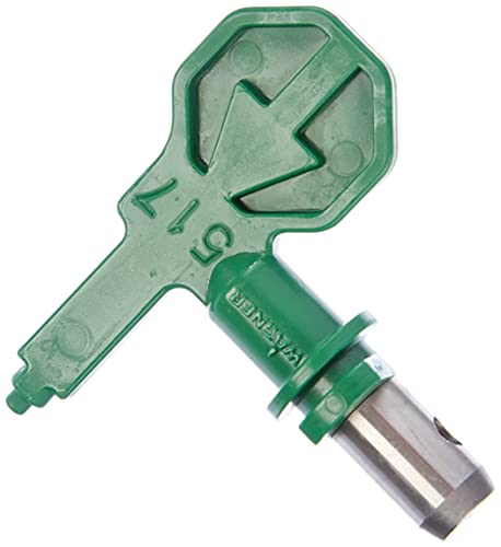 WAGNER Control Pro HEA Düse 517 für Control Pro Airless Farbsprühsysteme für Latexfarben, Dispersionen, Rostschutzfarben, < 55% weniger Sprühnebel, grün