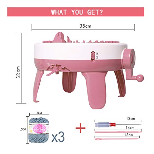 Image of FYGAIN SENTRO Knitting Machine 40 Needles, Automatic Circular Knitting Crochet Machine for Kids /Adults