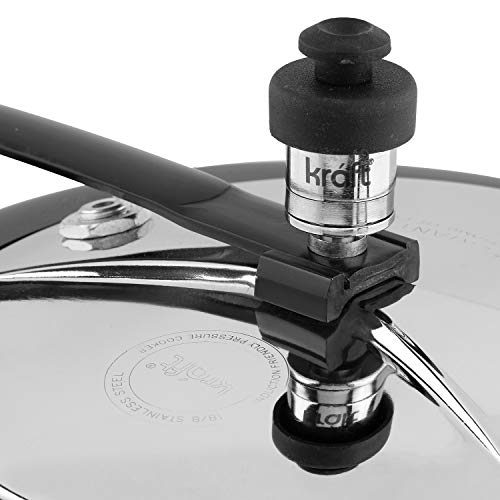 Kraft Hard Anodised Inner Lid Pressure Cooker, 3 Litre, Induction Base, Black #TOP2