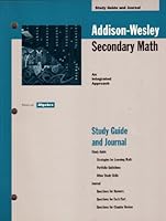 Addison-Wesley Secondary Math - An Integrated Approach - Study Guide and Journal 0201320193 Book Cover