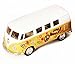 1962 Volkswagen Classic Bus with Decals 1:32 Scale Die Cast Model Toy Van SetOf4