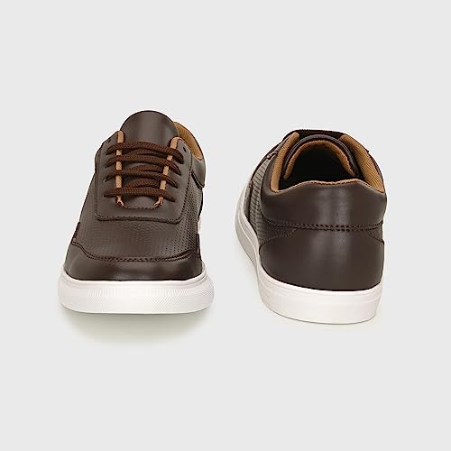 Image of Centrino Sneaker for Men | Shoes for Men Stylish Casual | Lightweight Lace-Up with Soft Cushioned Insole | Anti-Skid Sole | Breathable Comfortable Canvas Walking Shoes for Man | Mens Shoes (6314)