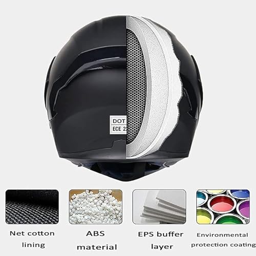 Casco de moto abatible para rutas urbanas y viajes largos en carretera 3