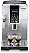 De'Longhi Dinamica ECAM 350.35.SB Kaffeevollautomat mit Profi-Milchaufschäumdüse, Klartext Digitaldisplay, 2-Tassen-Funktion, Silber & Milchkännchen DLSC060, 350 ml, Edelstahl