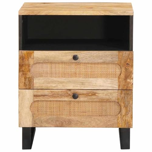 Table de chevet en bois massif de mangue pour optimiser votre rangement - 5