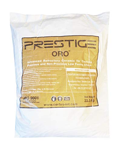 Prestige Oro Investment 50 Lbs Metal Jewelry Making Lost Wax Vacuum Investment Casting Powder Mix