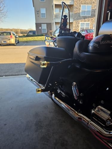 Guardas para Alforjas para Harley Touring Street Glide, Road Glide, Road King y Electra/Ultra (2009-2025) - Amarillo miniatura 4