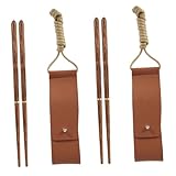 Baguettes de voyage - avec une finition soignée, pas faciles à porter et à déchirer, à utiliser, baguettes réutilisables