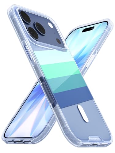 Image of Smartish iPhone 17 Pro MagSafe Clear Case - Gripmunk Magnetic Slim Case [Lightweight + Protective] Anti-Yellowing Thin Grip Clear Cover for Apple iPhone 17 Pro - Deep End