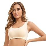 ANAISSA Sujetador Deportivo Mujer Soft Stretch. Top Deportivo Mujer Sin Aros y con Copas Extraíbles. Sujetador Deportivo Máximo Soporte y Comodidad. Top Deporte Sin Costuras y Ajuste