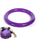 Hayaww Fitness Ball Halterung Fixierungsring Yoga Ball Stuhlbasis Stabilitätsring Stabile Aufblasbare Basis mit Festem Ring Runder Yogaball Halter für Gymnastikball Zuhause Fitnessstudio (A)