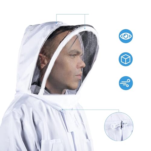 Traje de apicultor de cuerpo entero XXL para evitar picaduras con seguridad 2