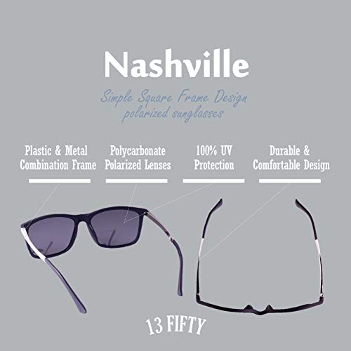 13Fifty Nashville Polarized Retro Unisex Sunglasses -Multiple Options4