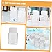 HOMOCONO 25pcs Plastic Medicine Sample Storage Bottles with Caps Portable Containers for Liquid and Pill Organizing Refillable Reusable Jars for Travel and Daily Use