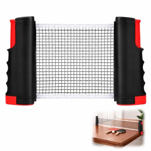jtum Filet ping Pong Noir Extensible pour Table de Tennis