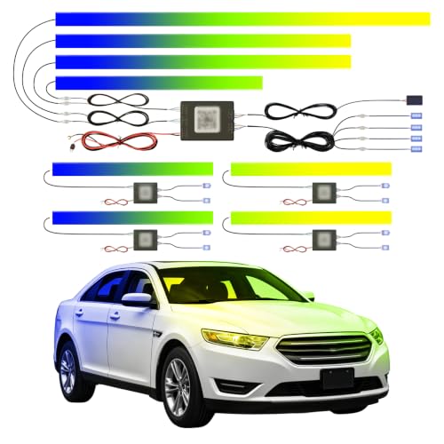 ACARLUOY Interior Car Light,Colorful 20 in1Kit,for Ford Taurus 2013-2017