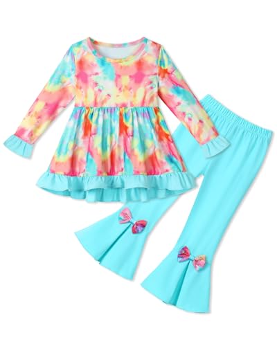 Vêtements d'automne et d'hiver pour petite fille avec haut et pantalon