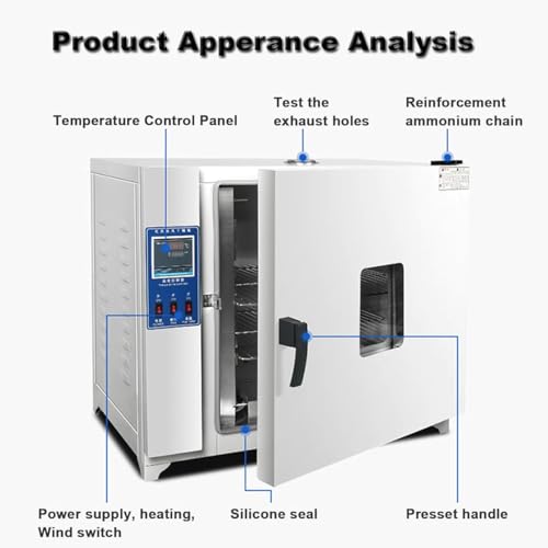 Laboratory Drying Oven Forced Air Convection - Constant Temperature Blast Drying Oven, Heat Industrial Lab Oven For Industrial & Scientific Use - Thumbnail 2