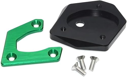 Miniatura 6 de Motorcycle Side Bracket for Ka&was&AKI Z650 Z900 Z900RS 2017-2023 Motorcycle CNC Kickstand Foot Enlarger Side Stand Extension Pad Support Plate