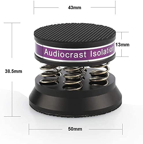 Amortisseurs Ressorts Pour Caisson De Basses – Pieds Anti-vibration Pour Enceintes, Amplis, équipement HiFi