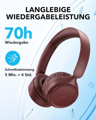 soundcore by Anker H30i Kabellose On-Ear Kopfhörer, Faltbares Design – Ansicht 3