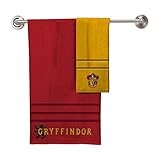 Robe Factory Harry Potter Gryffindor Bath Towel Hand Towel 2 Piece Set