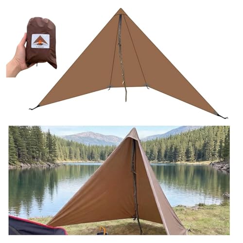 Outdoor Camping Windbreak, Ultralight Camping Tent for 1 Person, Durable 20d Nylon Flame-retardant Stove Windscreen With Storage Bag for Outdoor