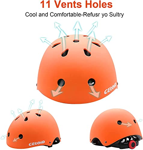 Image of Kids Bike Helmet,Toddler Skateboard Helmets for Ages 2-3-5-8-14 Years Boys Girls，Adjustable Multi-Sport Bicycle Skateboarding Football Roller Skating Scooter Rollerblade Balance Bike Helmet