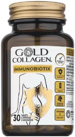 Immunobiotix - Immune System Booster for More Energy & Gut Health with Vitamin D C, Folic Acid, Zinc, Spirulina, 3 Billion Biotic Cultures, Vitamins for Tiredness and Fatigue, 30 Tablets