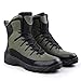 Bacca Bucci Men's Lace Up Boots, Olive, 12