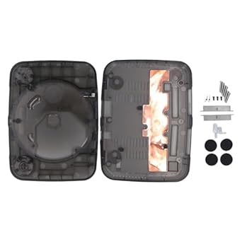 Amazon.com: Premium Translucent Retro Console Replacement Shell Case ...