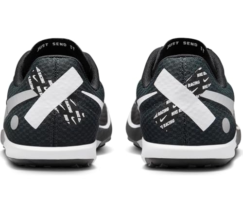 Image of Nike Rival Waffle 6 Road and Cross-Country Racing Shoes (DX7998-100, White /Black-Pure Platinum)