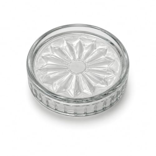 Image of Panku Plate Design Natural Premium Glass Paper Weight (Pack of 1)