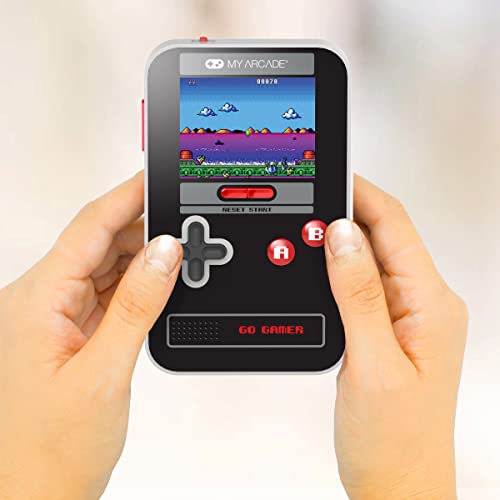 image for My Arcade Go Gamer Classic-RED: Portable Electronic Game Console with 