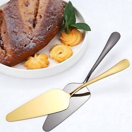 Ymeibe 10-Pack Silver Cake Servers, 9" Stainless Steel Pie Spatula with Serrated Edge, Dishwasher Safe Pizza Utensils for Wedding & Party by Ymeibe - Used condition - Image 9